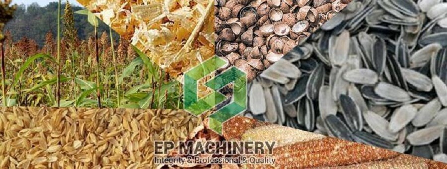 different biomass raw material