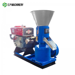 Diesel wood pellet mill