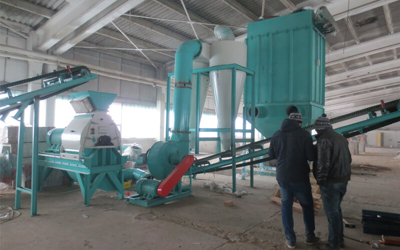 Key equipment for wood pellet production line