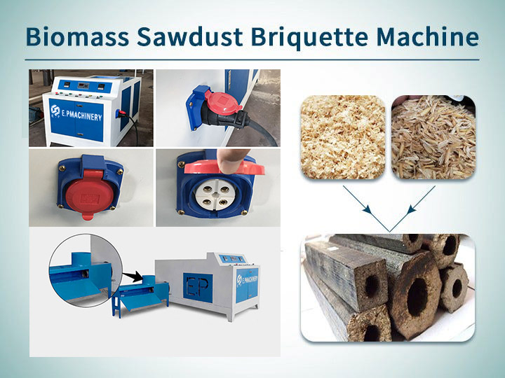 biomass straw briquetting machine
