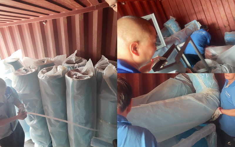 The South African customized airflow dryer has been successfully tested and will be shipped soon!