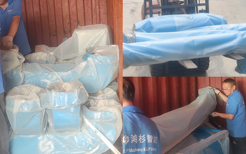 The South African customized airflow dryer has been successfully tested and will be shipped soon!